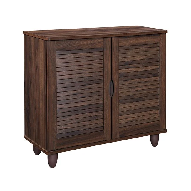 Παπουτσοθήκη-ντουλάπι σε χρώμα καρυδί 77x33x70