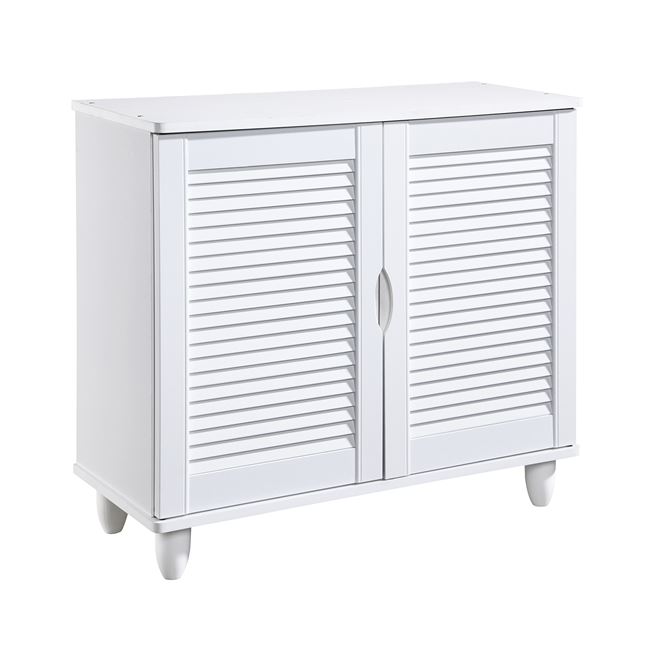 Παπουτσοθήκη-ντουλάπι σε χρώμα λευκό 77x33x70