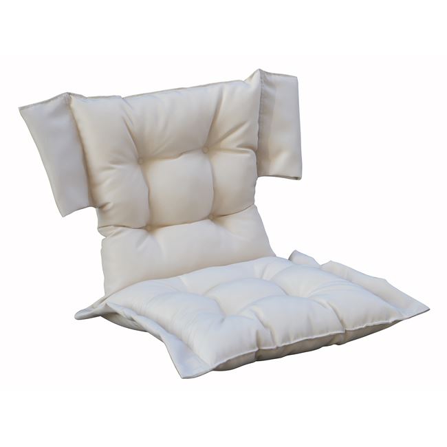 Μαξιλάρι πολυθρόνας σκηνοθέτη από ύφασμα σε χρώμα εκρού 48/55x75