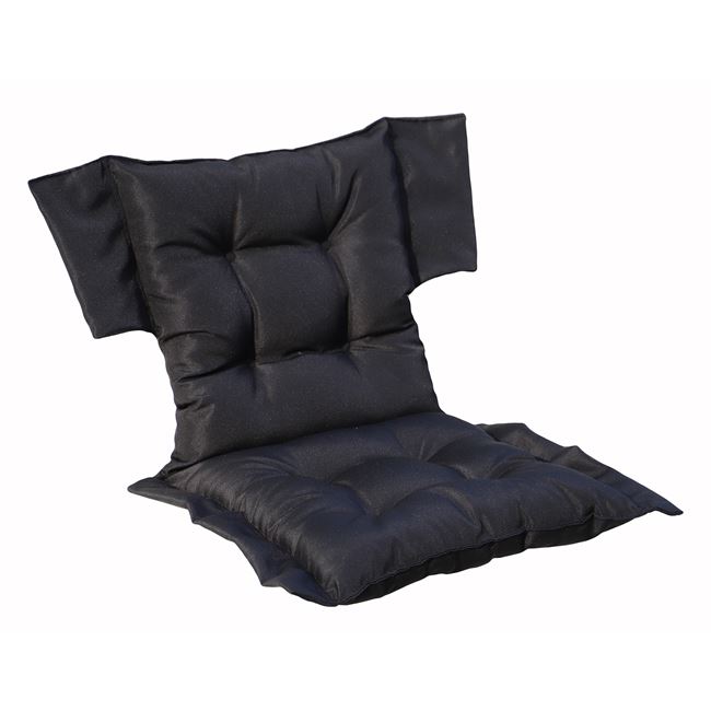 Μαξιλάρι πολυθρόνας σκηνοθέτη από ύφασμα σε χρώμα μαύρο 48/55x75