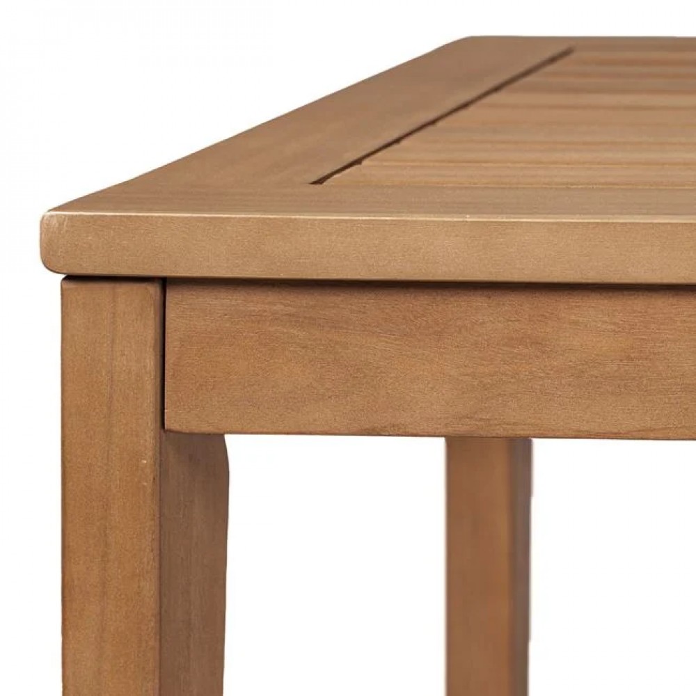 Τραπέζι καθιστικού "COFFEE" από ξύλο σε χρώμα φυσικό 99x43x46