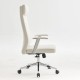 Πολυθρόνα γραφείου διευθυντή από pu σε χρώμα λευκό 63x75x115/121