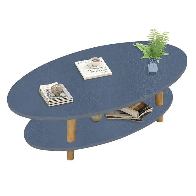 Τραπέζι σαλονιού "FINE" από mdf σε χρώμα γκρι/φυσικό 100x50x43