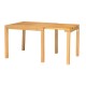 Τραπέζι εξωτερικού χώρου  "COZY" βοηθητικό-επεκτεινόμενο από ξύλο σε χρώμα φυσικό 50(+30)x50x40