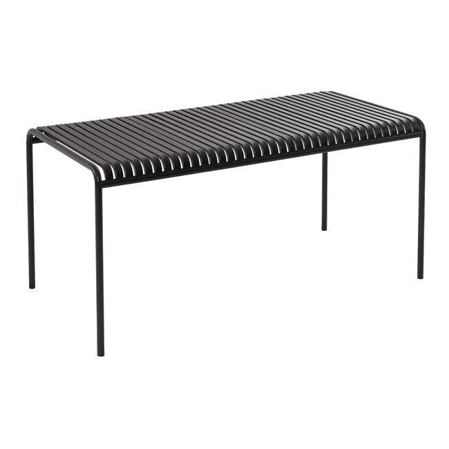 Τραπέζι εξωτερικού χώρου "MODIAL" από μέταλλο σε χρώμα μαύρο 159x80x75