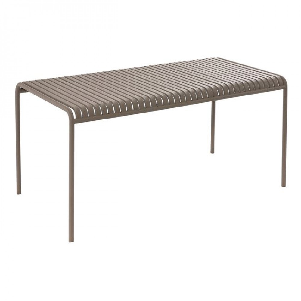 Τραπέζι εξωτερικού χώρου "MODIAL" από μέταλλο σε χρώμα cappuccino 159x80x75