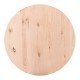 Επιφάνεια τραπεζιού στρογγυλή από ξύλο πεύκου άβαφη Φ80