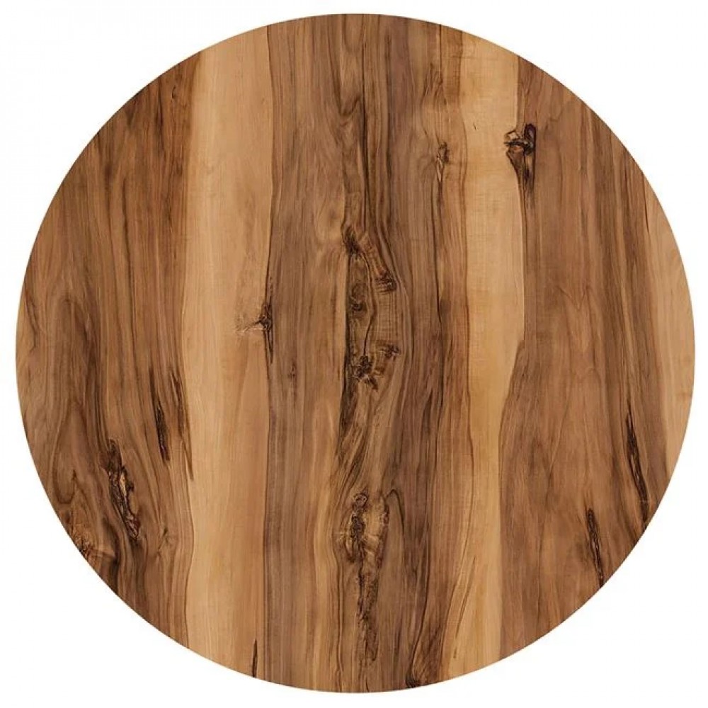 Επιφάνεια τραπεζιού "Contract Sliq Smooth Supreme" τ.Werzalit σε χρώμα indian sheesham Φ60