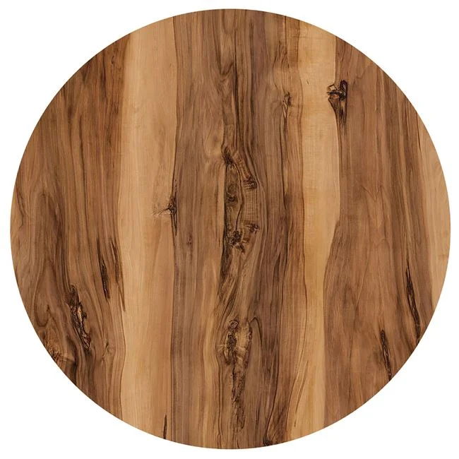 Επιφάνεια τραπεζιού "Contract Sliq Smooth Supreme" τ.Werzalit σε χρώμα indian sheesham Φ60