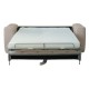 Καναπές-κρεβάτι "NORRIS" τριθέσιος από ύφασμα υδροαπωθητικό σε χρώμα μπεζ 209x99x70