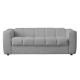 Καναπές-κρεβάτι "NORRIS" τριθέσιος από ύφασμα υδροαπωθητικό σε χρώμα ανοιχτό γκρι 209x99x70