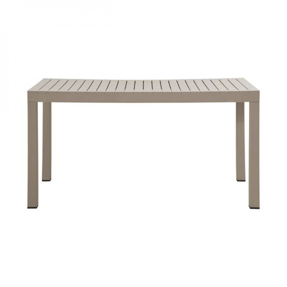 Τραπέζι "DALTON" από μέταλλο/pp σε χρώμα γκρι 141x70x74