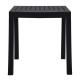 Τραπέζι "DALTON" από μέταλλο/pp σε χρώμα μαύρο 72x72x74
