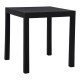 Τραπέζι "DALTON" από μέταλλο/pp σε χρώμα μαύρο 72x72x74