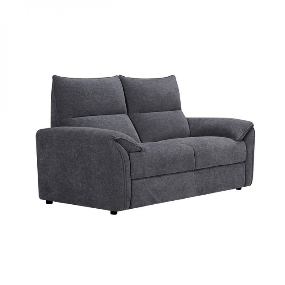 Καναπές διθέσιος "DALLAS" από ύφασμα σε χρώμα γκρι 166x95x98