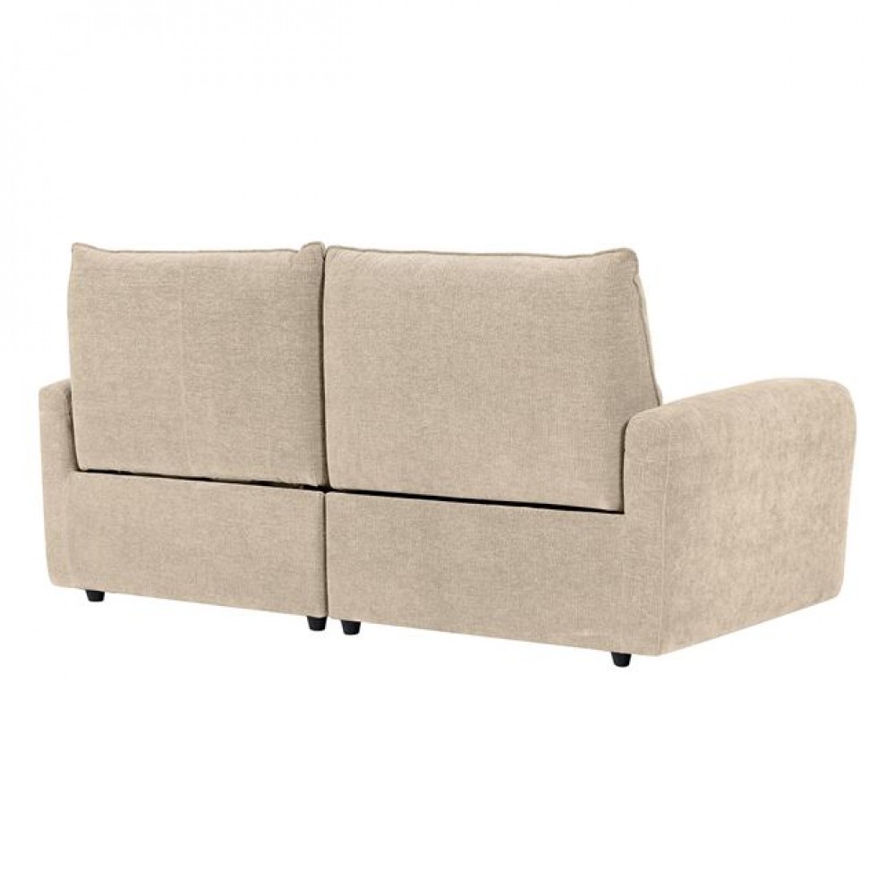 Καναπές τριθέσιος "DALLAS" από ύφασμα σε χρώμα μπεζ 205x95x98
