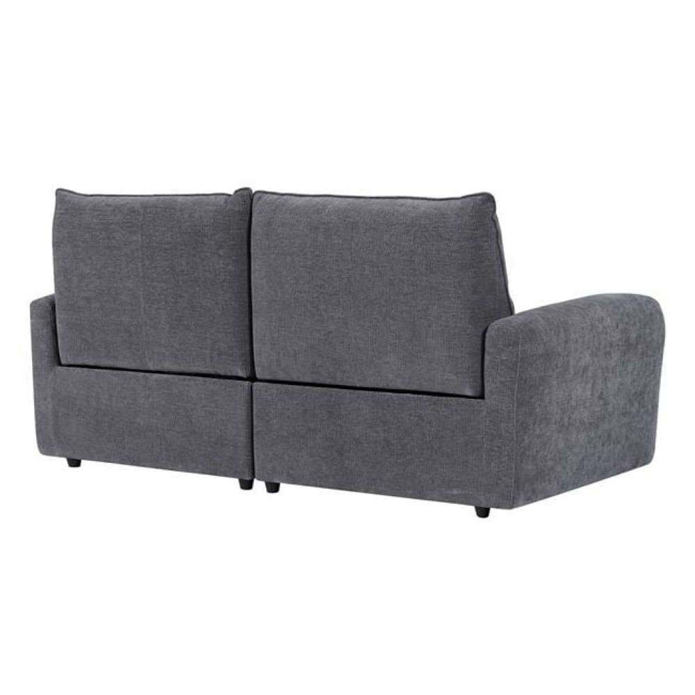 Καναπές τριθέσιος "DALLAS" από ύφασμα σε χρώμα γκρι 205x95x98