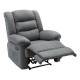 Πολυθρόνα "JULIA" massage relax από ύφασμα σε χρώμα γκρι 93x90x100