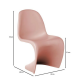 Καρέκλα παιδική "BLEND" απο PP σε χρώμα ροζ 32x40x55