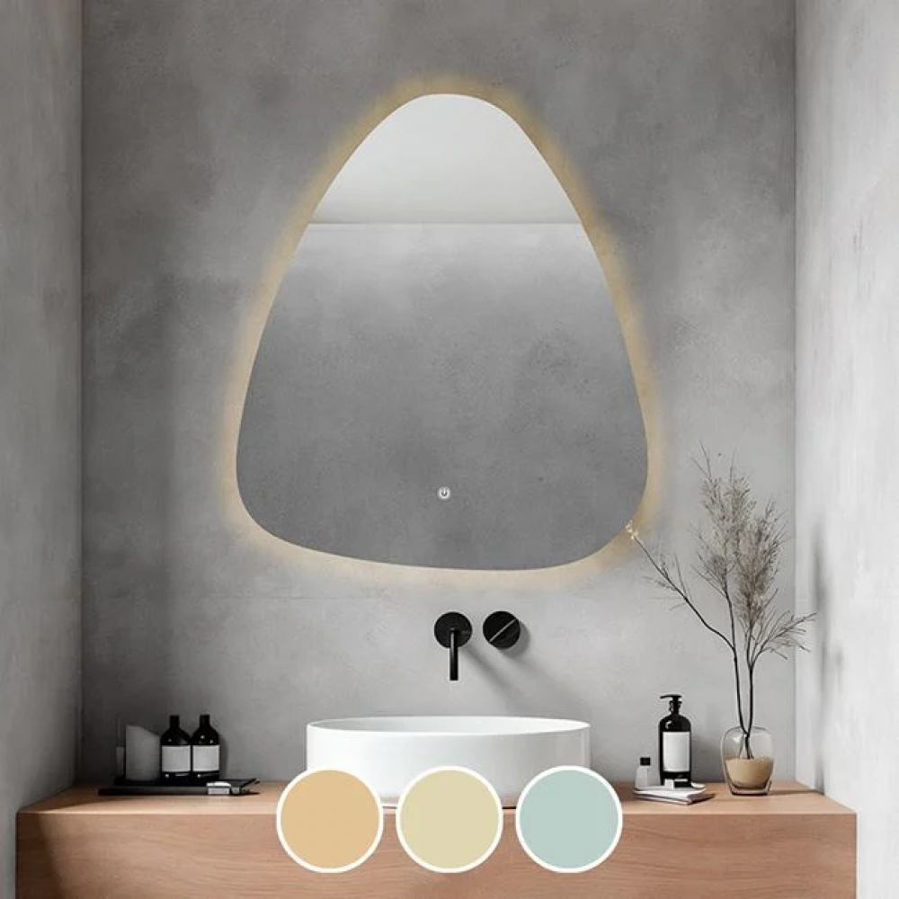 Καθρέπτης τοίχου "LED-4" φωτιζόμενος 60x70