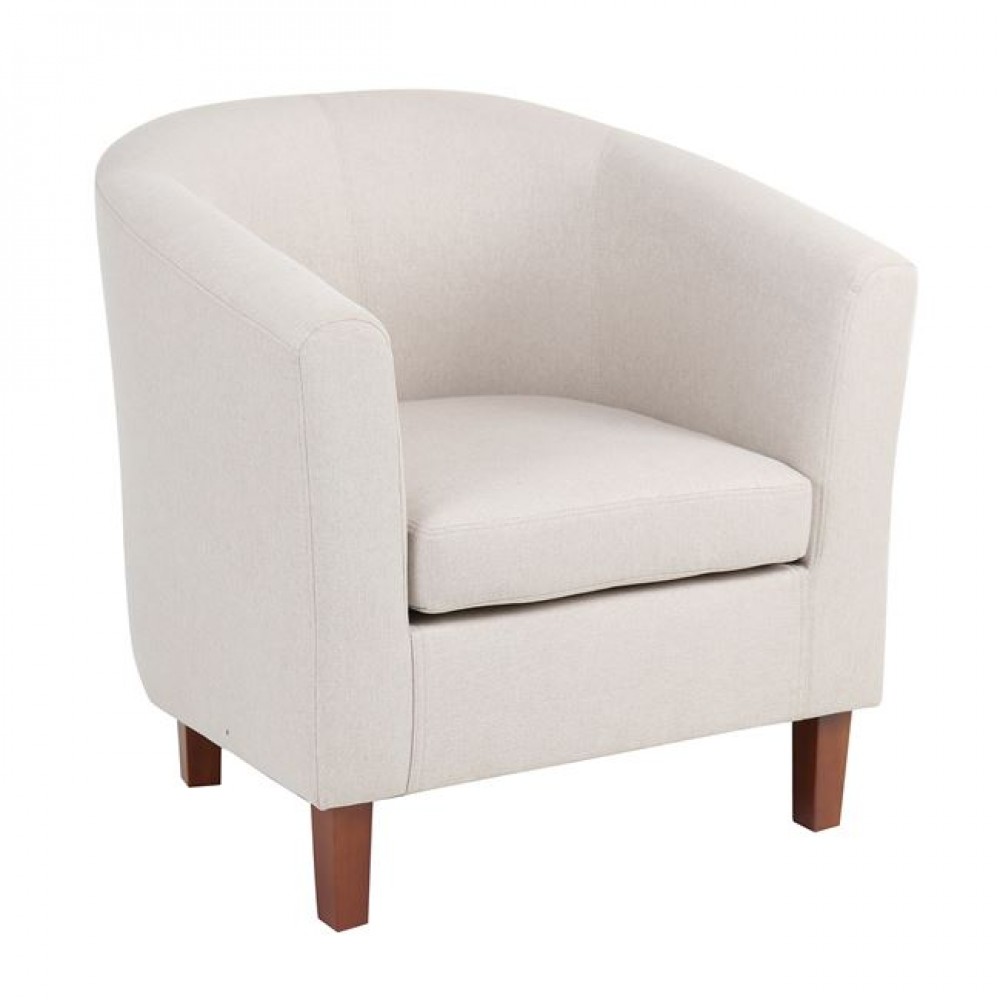 Πολυθρόνα υφασμάτινη "BOGA" σε χρώμα μπεζ 75x73x74