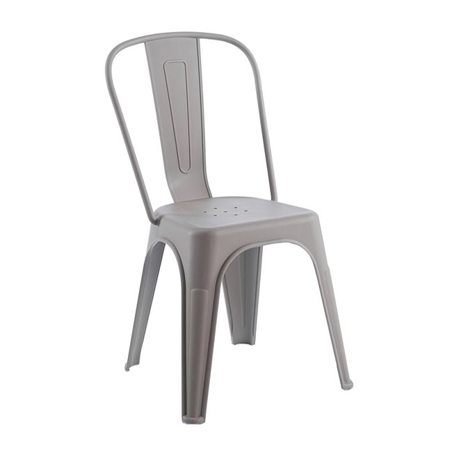 Καρέκλα "RELIX PP" απο PP σε μπεζ χρώμα 47x47x86