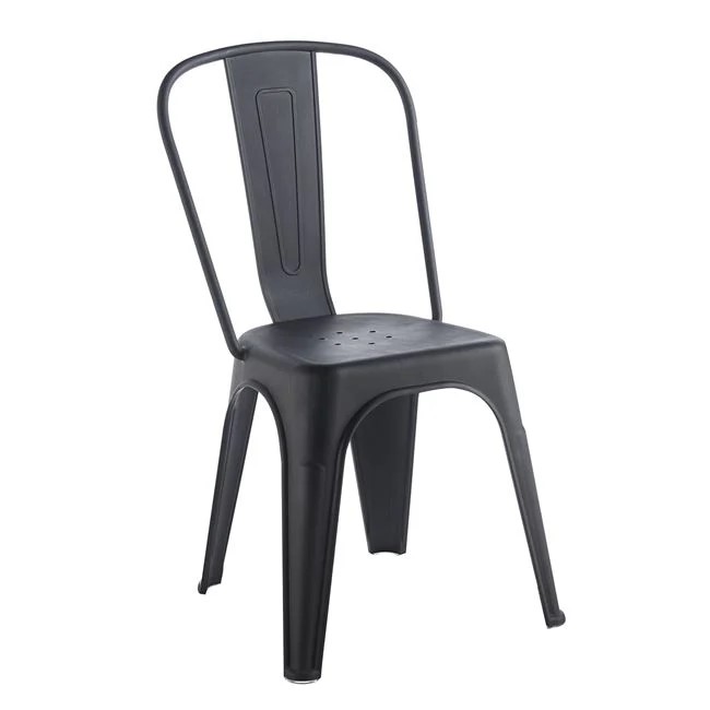 Καρέκλα "RELIX PP" απο PP σε μαύρο χρώμα 47x47x86