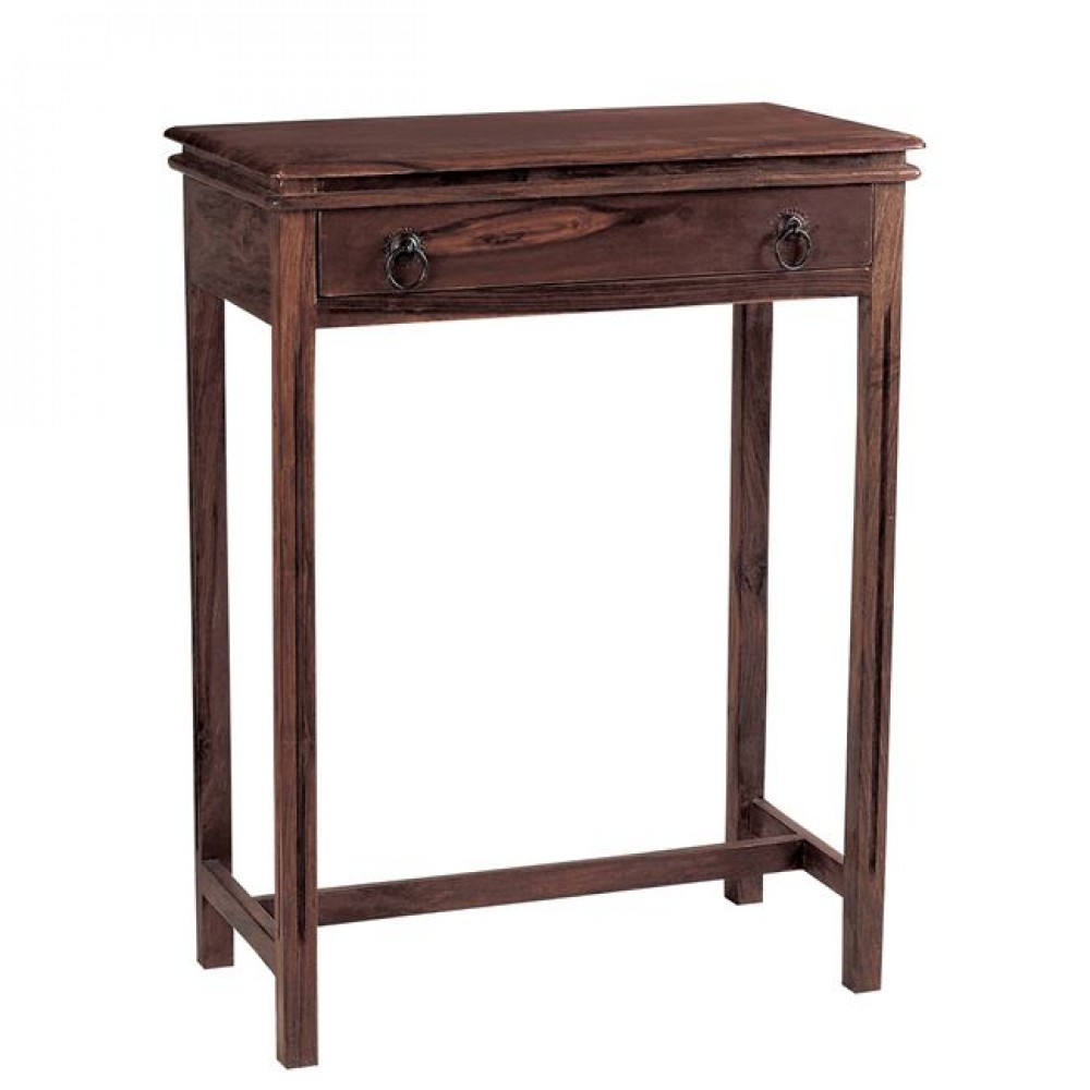 Κονσόλα "CONSOLE" από ξύλο σε χρώμα καρυδί 60x34x80