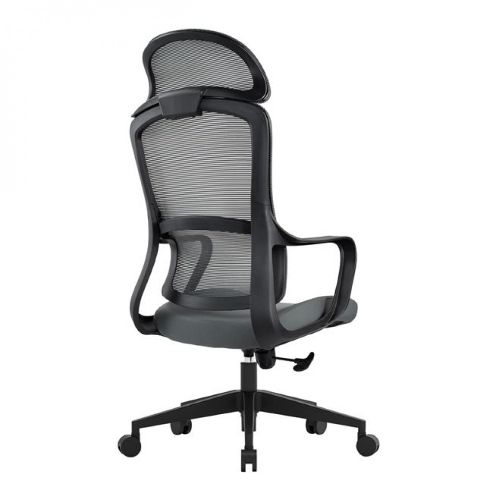 Πολυθρόνα διευθυντή "BF3010" απο mesh ύφασμα σε χρώμα γκρι/μαύρο 61x63x119/128