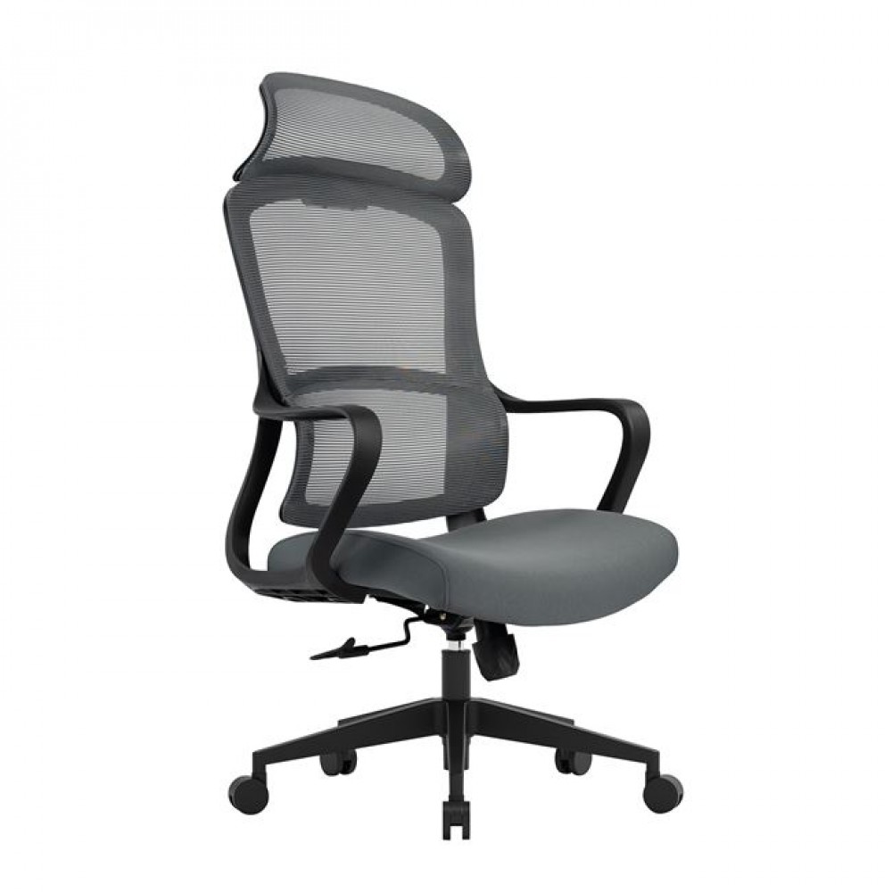 Πολυθρόνα διευθυντή "BF3010" απο mesh ύφασμα σε χρώμα γκρι/μαύρο 61x63x119/128