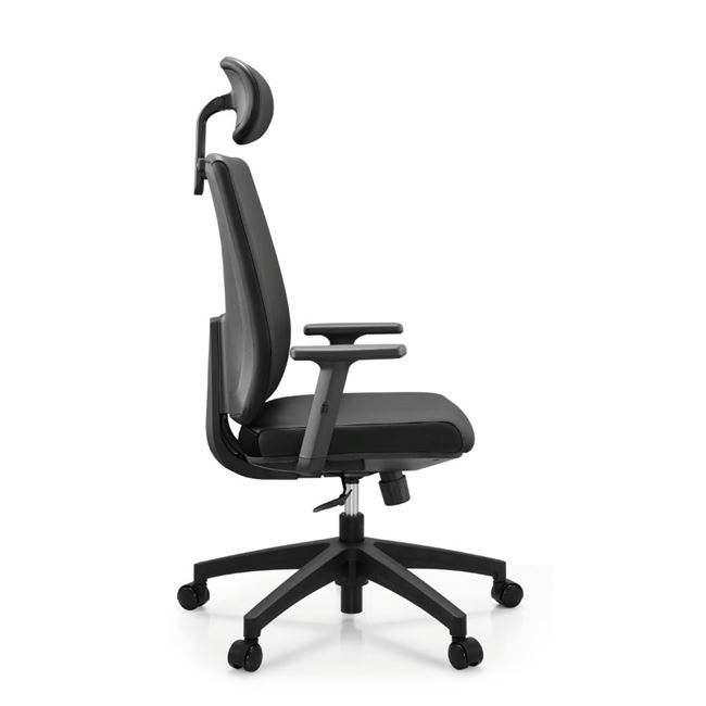 Πολυθρόνα διευθυντή "BF8200" απο PU σε μαύρο χρώμα 70x70x117/127