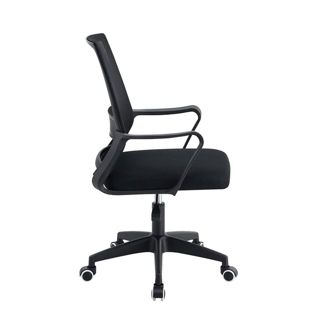 Πολυθρόνα γραφείου "BF2112" απο mesh ύφασμα σε χρώμα μαύρο 59x57x87/97