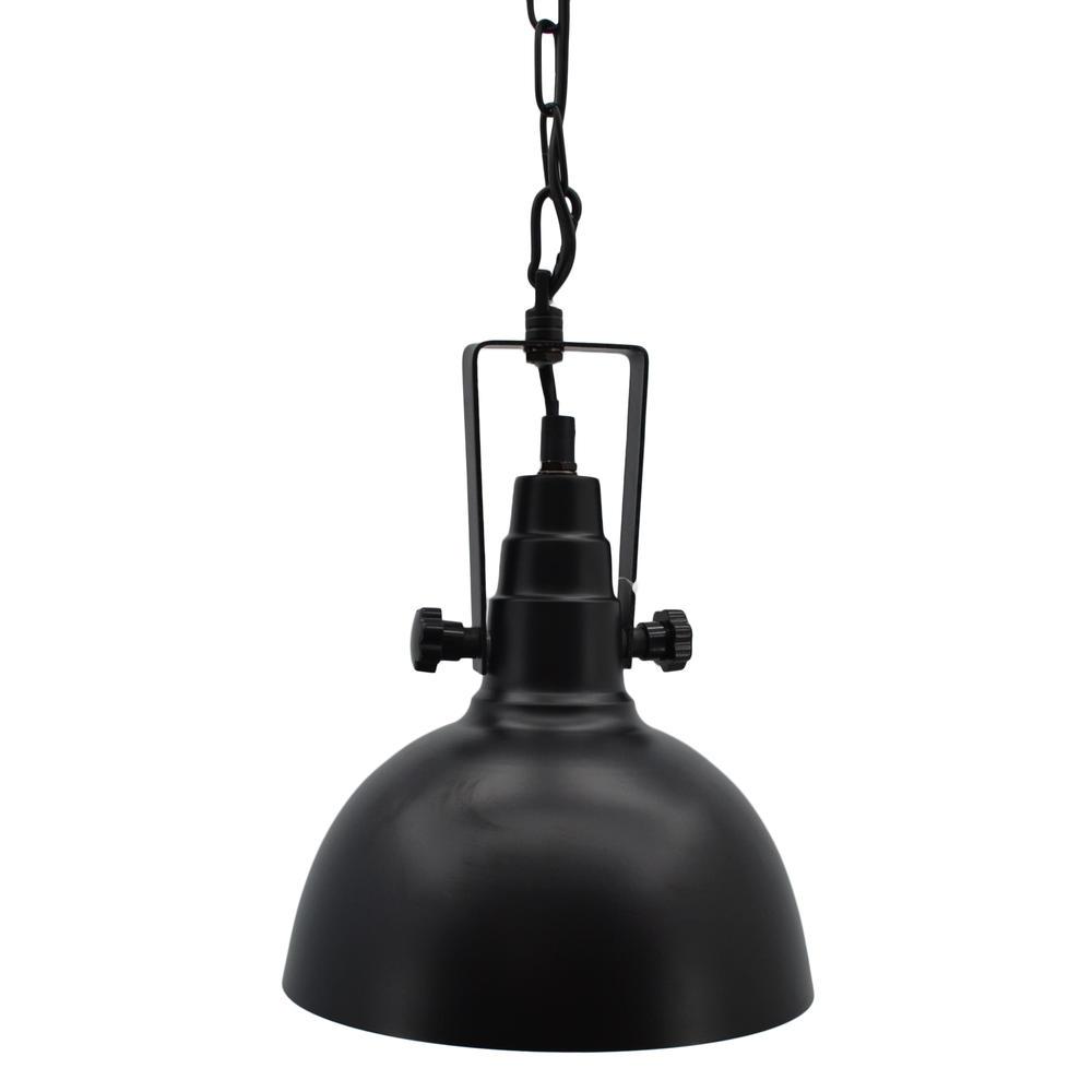 Φωτιστικό μονόφωτο μεταλλικό σε μαύρο χρώμα 20x20x105