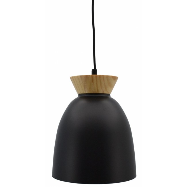 Φωτιστικό οροφής μεταλλικό σε μαύρο χρώμα 20x20x80