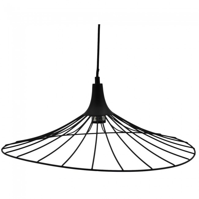 Φωτιστικό μονόφωτο μεταλλικό σε μαύρο χρώμα 49x50x80