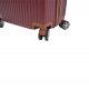 Βαλίτσα καμπίνας τρόλεϊ με κλειδαριά σε χρώμα μπορντό 21,5x34x50