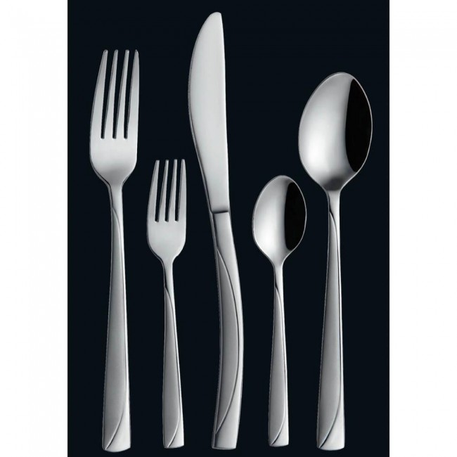 Σετ μαχαιροπήρουνα 30τμχ ανοξείδωτα σε ασημί χρώμα