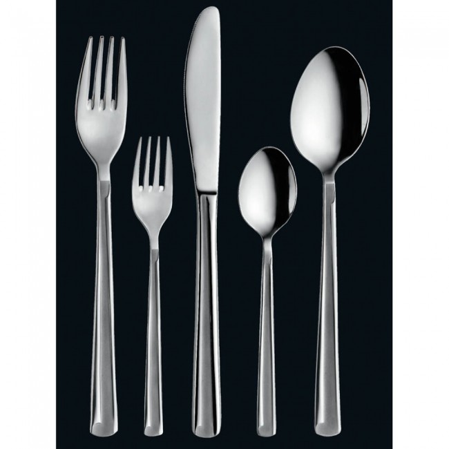 Μαχαιροπήρουνα σετ 30τμχ ανοξείδωτα σε ασημί χρώμα