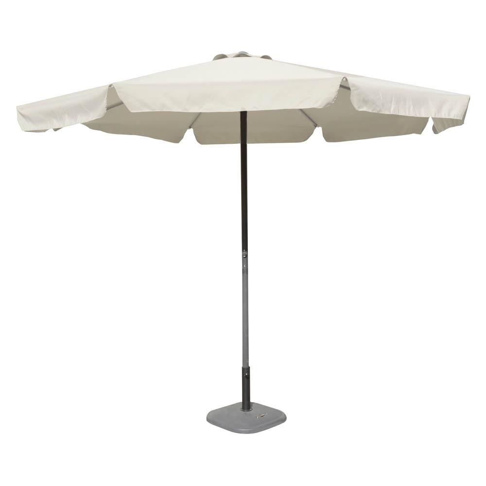 Ομπρέλα κήπου από αλουμίνιο σε εκρού χρώμα Φ300