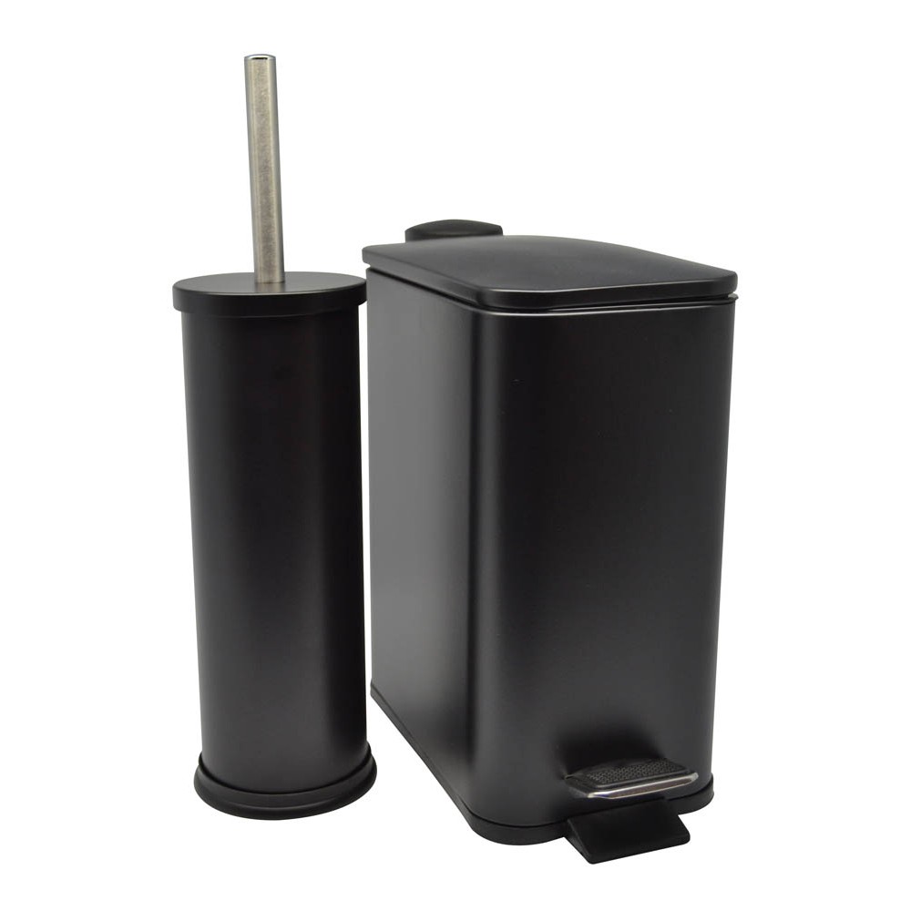 Πιγκάλ βουρτσάκι INOX σε μαύρο χρώμα 10x10x40