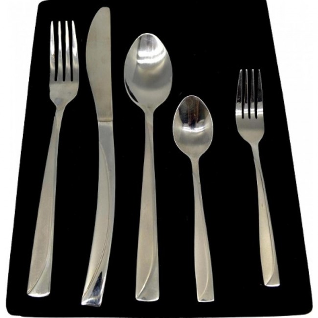 Σετ μαχαιροπήρουνα 72τμχ ανοξείδωτα σε ασημί χρώμα