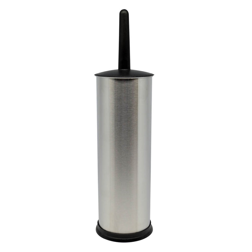 Πιγκάλ βουρτσάκι από INOX σε γκρι/μαύρο ματ χρώμα 10x10x38