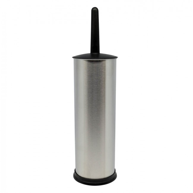 Πιγκάλ βουρτσάκι από INOX σε γκρι/μαύρο ματ χρώμα 10x10x38