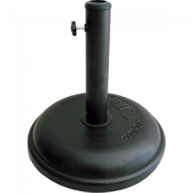 Βάση ομπρέλας από τσιμέντο σε μαύρο χρώμα 16 κιλά Φ40x8