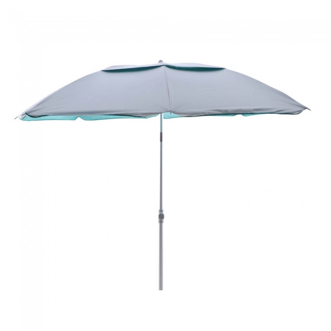 Ομπρέλα θαλάσσης από αλουμίνιο/ύφασμα σε βεραμάν χρώμα Φ225