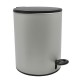 Κάδος απορριμάτων από INOX σε γκρι χρώμα 5lit