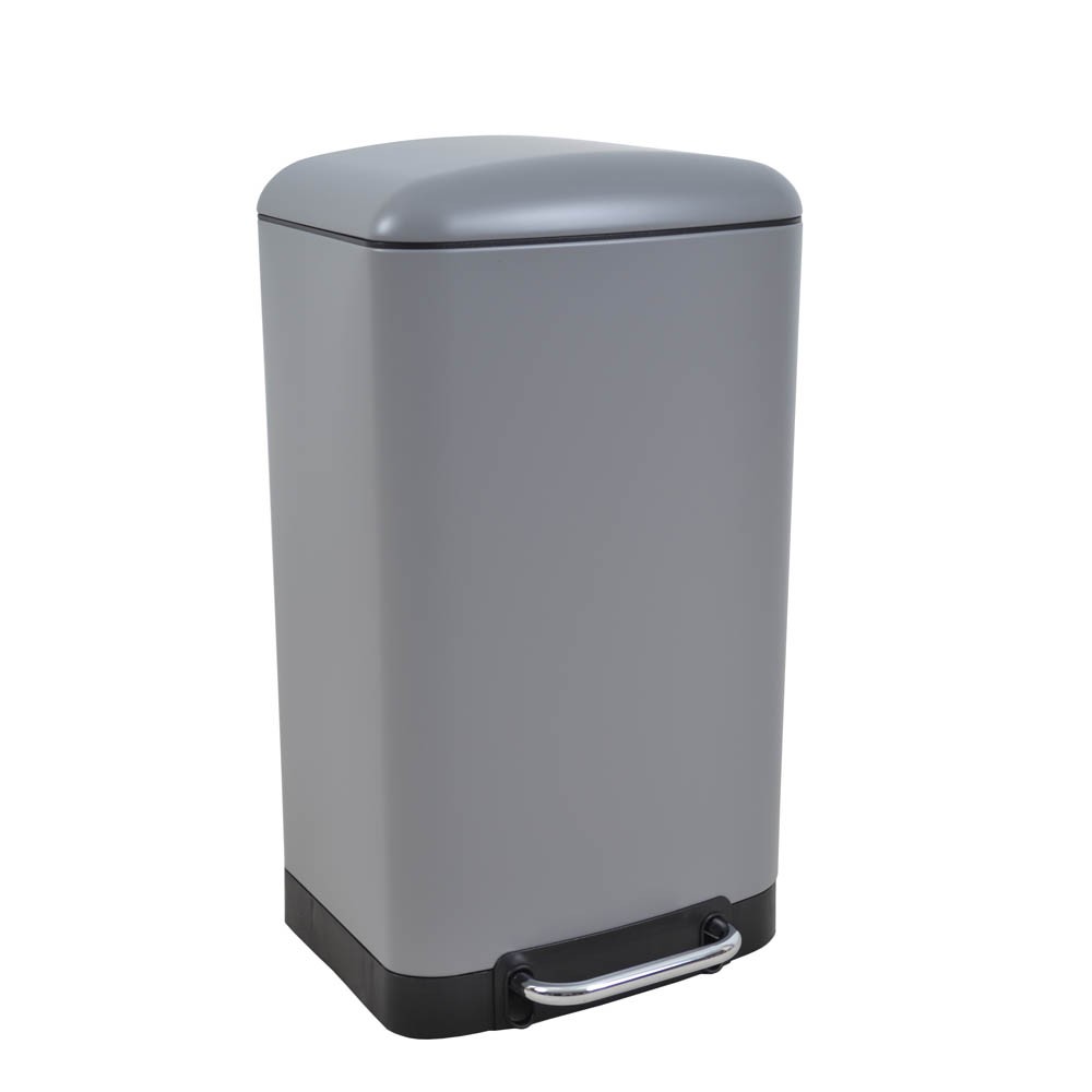 Κάδος απορριμμάτων "SOFT CLOSE" σε γκρι χρώμα 30L