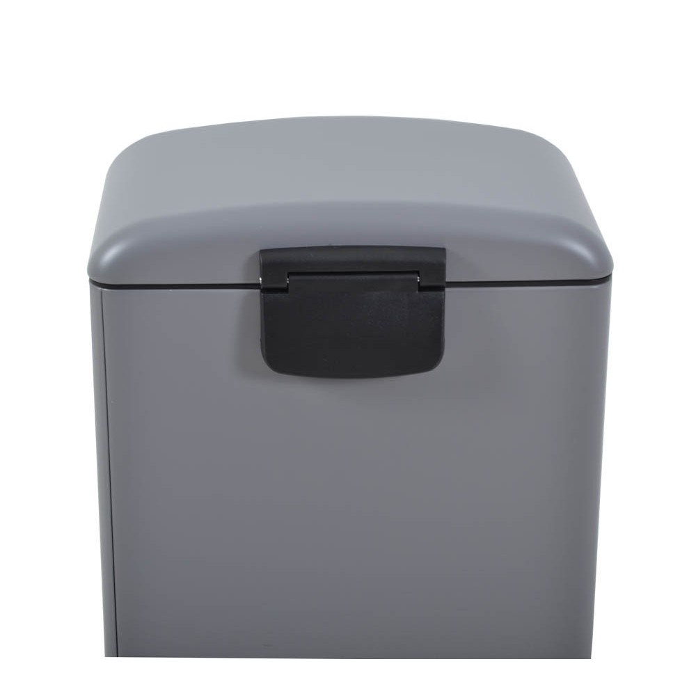 Κάδος απορριμμάτων "SOFT CLOSE" σε γκρι χρώμα 30L