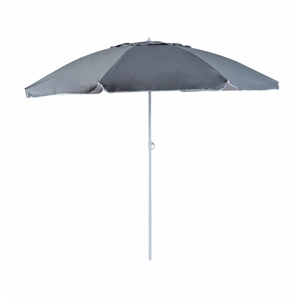 Ομπρέλα θαλάσσης από μέταλλο/ύφασμα σε διάφορα χρώματα Φ200