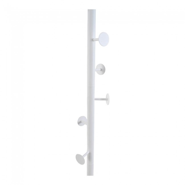 Καλόγερος από μέταλλο/μάρμαρο σε λευκό ματ χρώμα 181